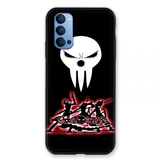 Coque Pour Oppo Reno 4 Manga Soul Eater Noir