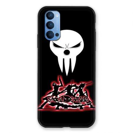 Coque Pour Oppo Reno 4 Manga Soul Eater Noir