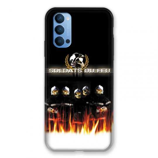 Coque Pour Oppo Reno 4 Pompier Soldat