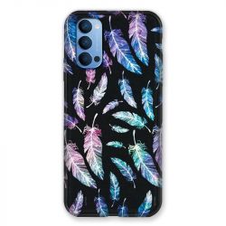 Coque Pour Oppo Reno 4 Psychedelic Plume