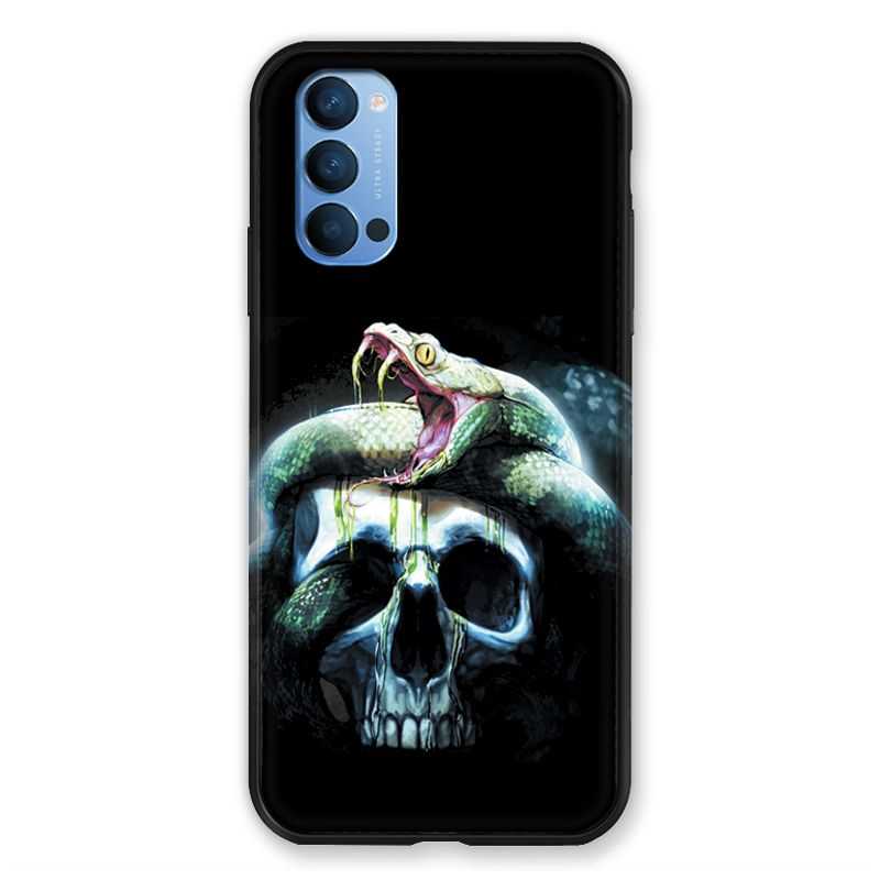 Coque Pour Oppo Reno 4 serpent Crane