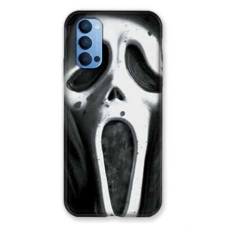 Coque Pour Oppo Reno 4 Scream Noir