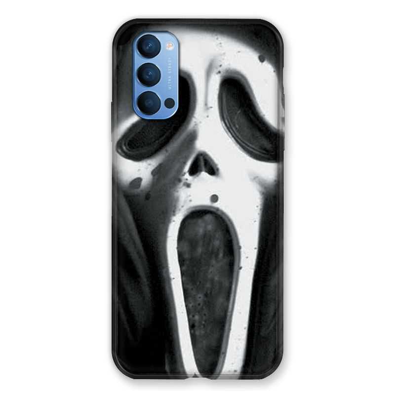 Coque Pour Oppo Reno 4 Scream Noir