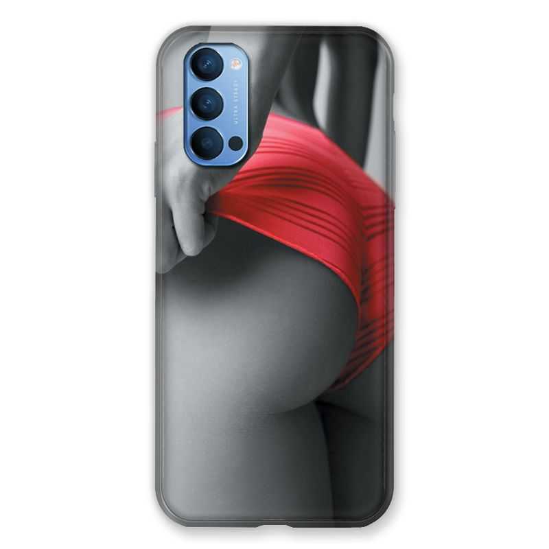 Coque Pour Oppo Reno 4 Sexy Tanga Rouge