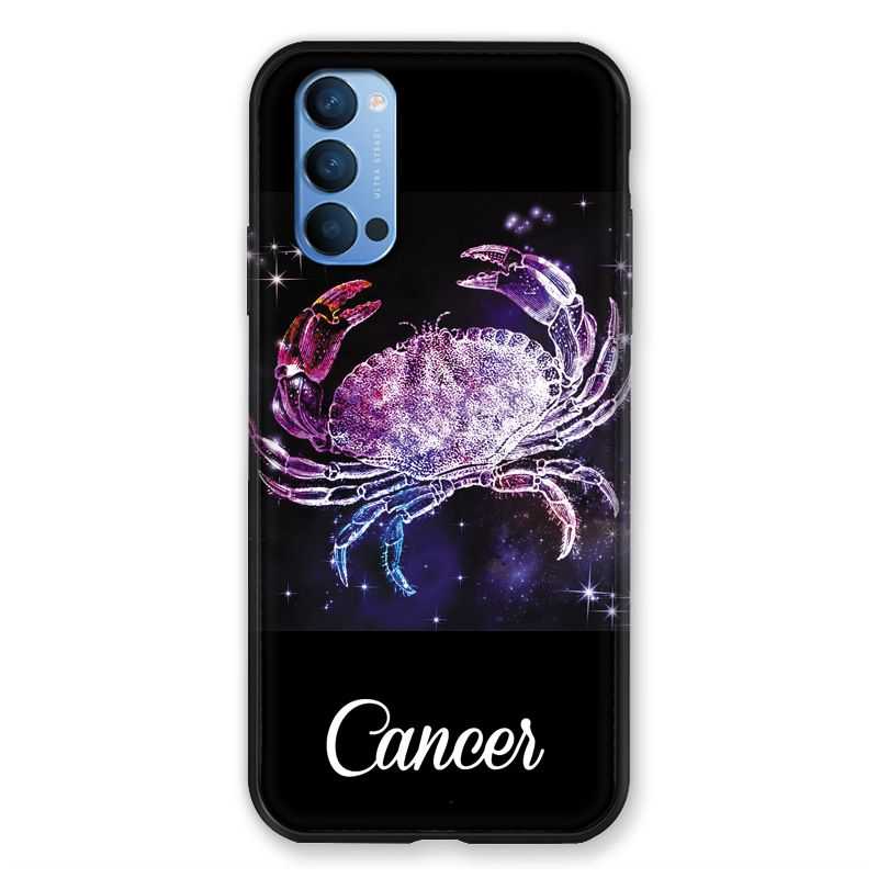 Coque Pour Oppo Reno 4 Signe Zodiaque 2 Cancer