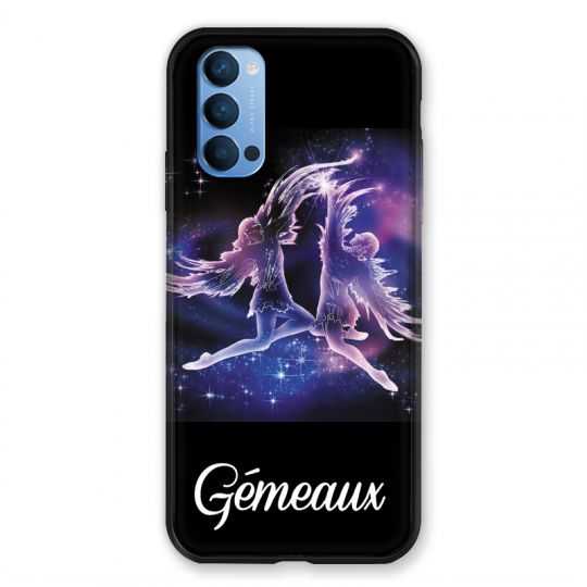 Coque Pour Oppo Reno 4 Signe Zodiaque 2 Gémeaux