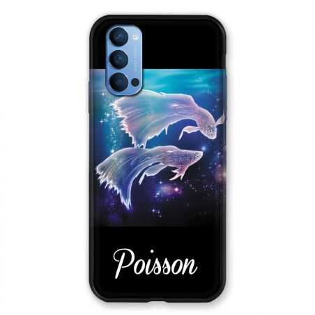 Coque Pour Oppo Reno 4 Signe Zodiaque 2 Poisson