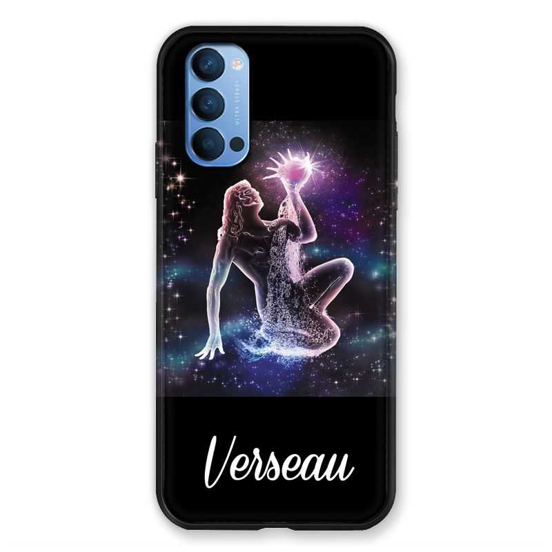 Coque Pour Oppo Reno 4 Signe Zodiaque 2 Verseau