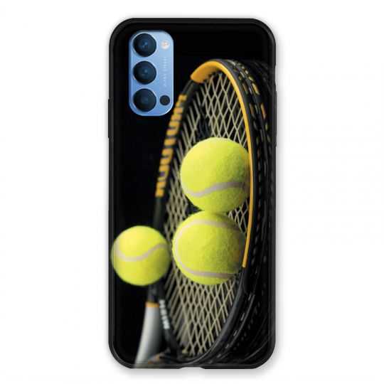 Coque Pour Oppo Reno 4 Tennis Balls