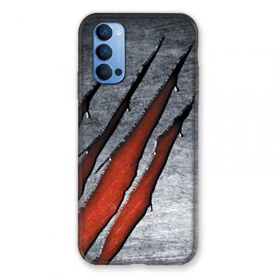 Coque Pour Oppo Reno 4 Texture Beton