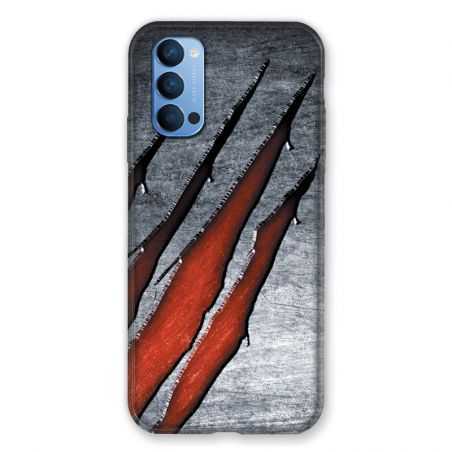 Coque Pour Oppo Reno 4 Texture Beton