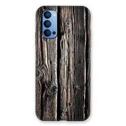 Coque Pour Oppo Reno 4 Texture Bois