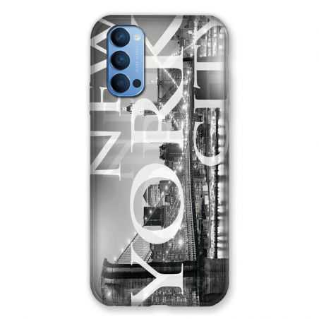 Coque Pour Oppo Reno 4 Amerique USA New York