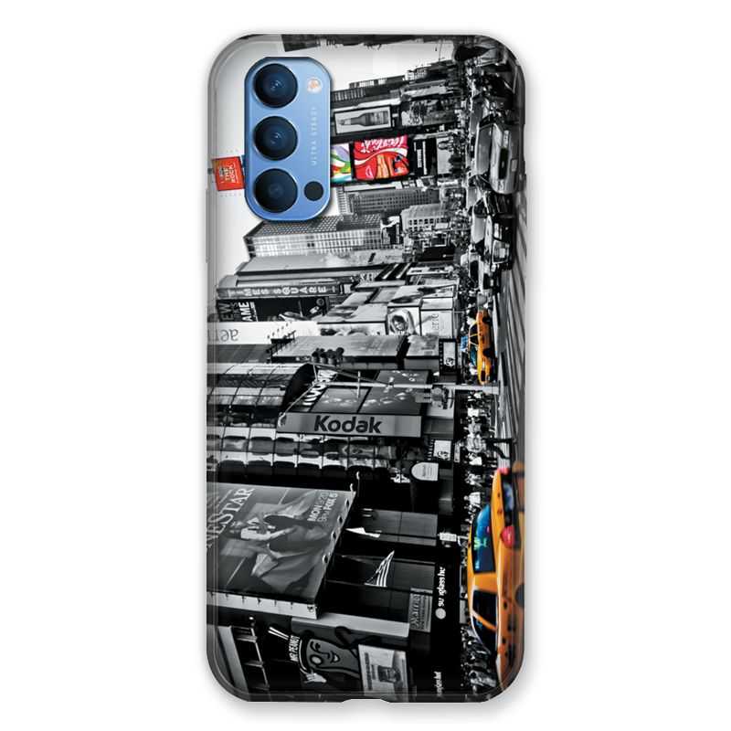 Coque Pour Oppo Reno 4 Amerique USA New York Taxi