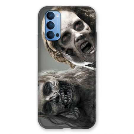 Coque Pour Oppo Reno 4 Zombie Blanc