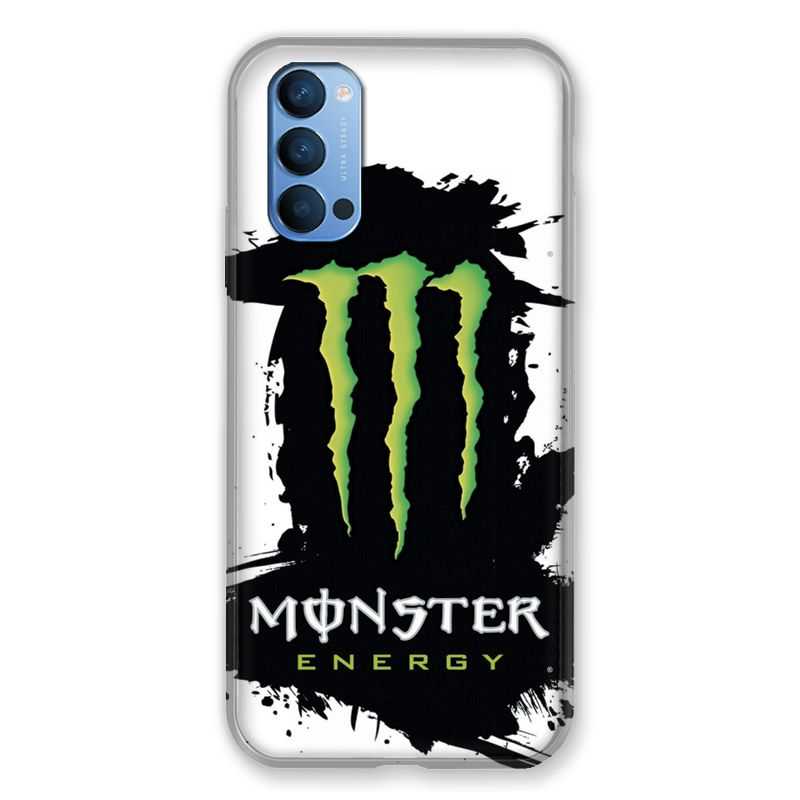 Coque Pour Oppo Reno 4 Monster Energy Tache