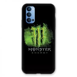Coque Pour Oppo Reno 4 Monster Energy Vert