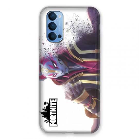 Coque Pour Oppo Reno 4 Fortnite Blanc
