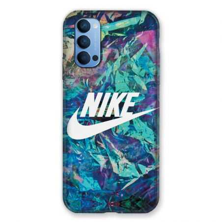 Coque Pour Oppo Reno 4 Nike Turquoise