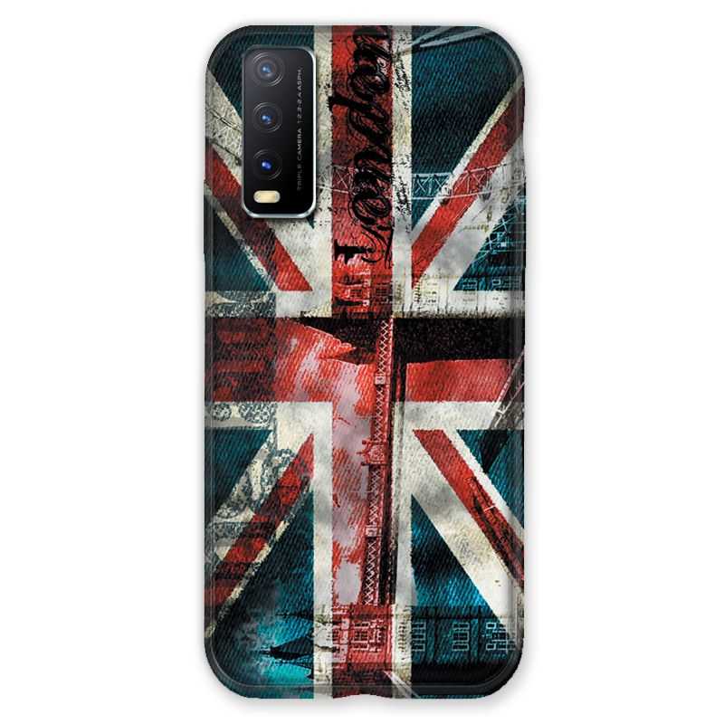 Coque Pour Vivo Y20S Angleterre UK Jean's
