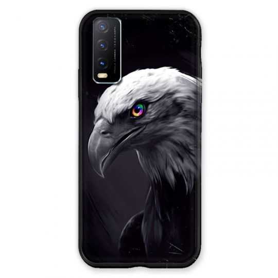 Coque Pour Vivo Y20S Aigle Royal Noir