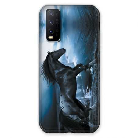 Coque Pour Vivo Y20S Cheval Noir