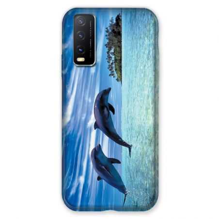 Coque Pour Vivo Y20S Dauphin Ile