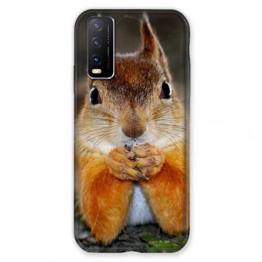 Coque Pour Vivo Y20S Ecureuil Face