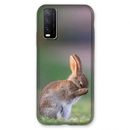 Coque Pour Vivo Y20S Lapin Marron