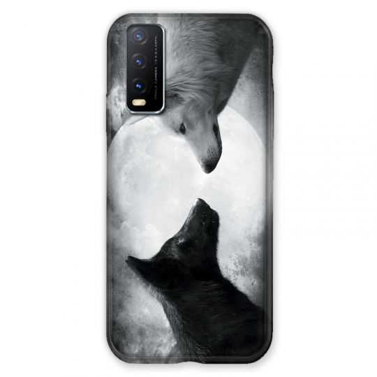 Coque Pour Vivo Y20S Loup Duo