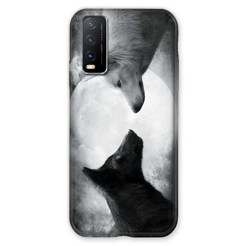 Coque Pour Vivo Y20S Loup Duo