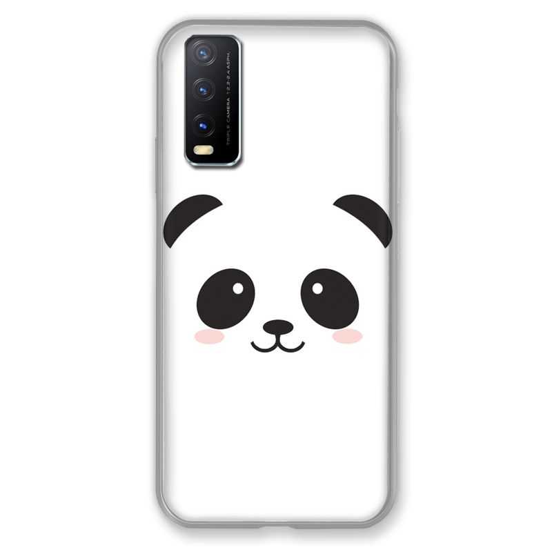 Coque Pour Vivo Y20S Panda Blanc