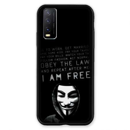 Coque Pour Vivo Y20S Anonymous I am free