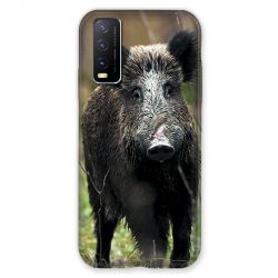 Coque Pour Vivo Y20S Chasse Sanglier bois