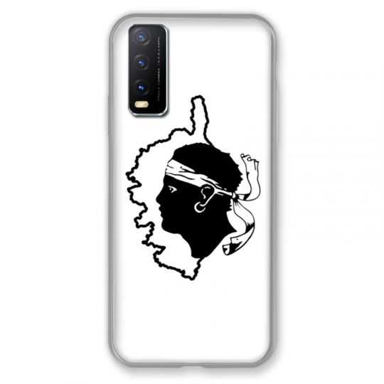 Coque Pour Vivo Y20S Corse Blanc