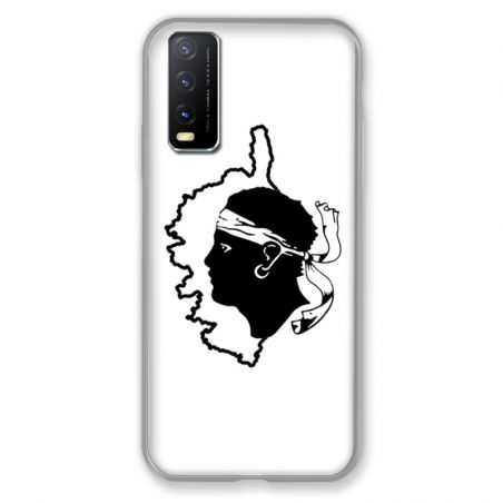 Coque Pour Vivo Y20S Corse Blanc