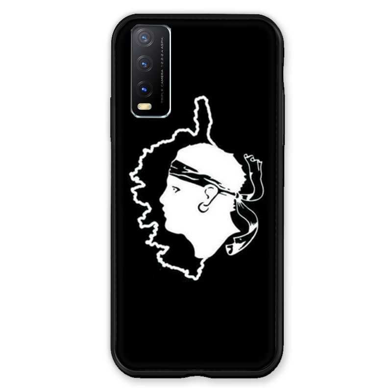 Coque Pour Vivo Y20S Corse Noir