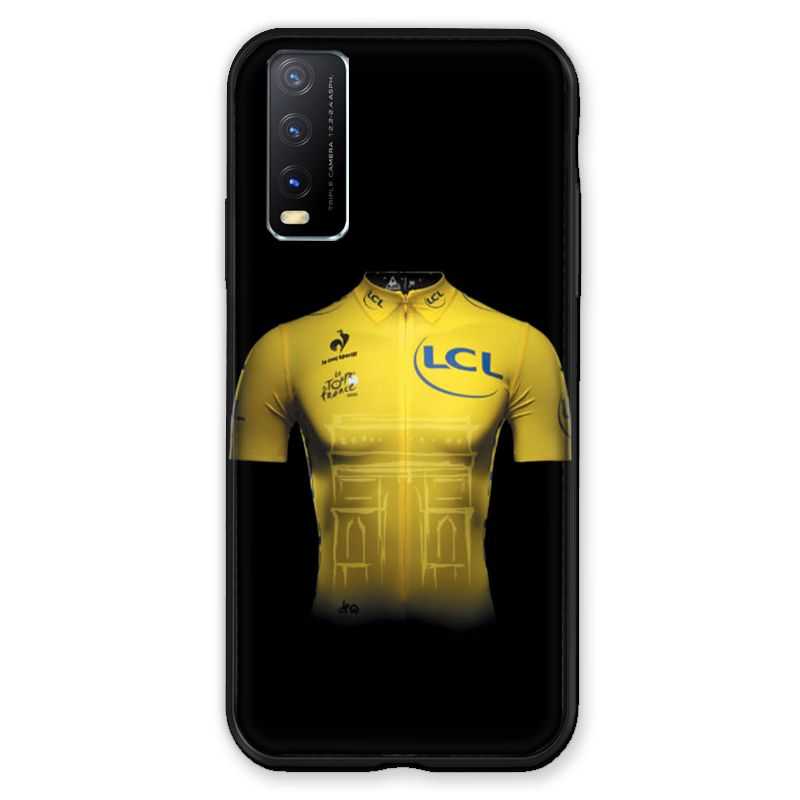 Coque Pour Vivo Y20S Cyclisme Maillot Jaune
