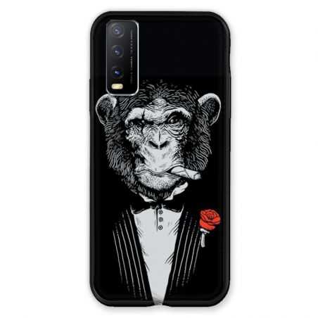 Coque Pour Vivo Y20S Decale Singe Mafia