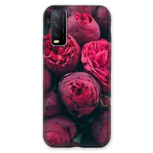 Coque Pour Vivo Y20S Fleur Pivoine