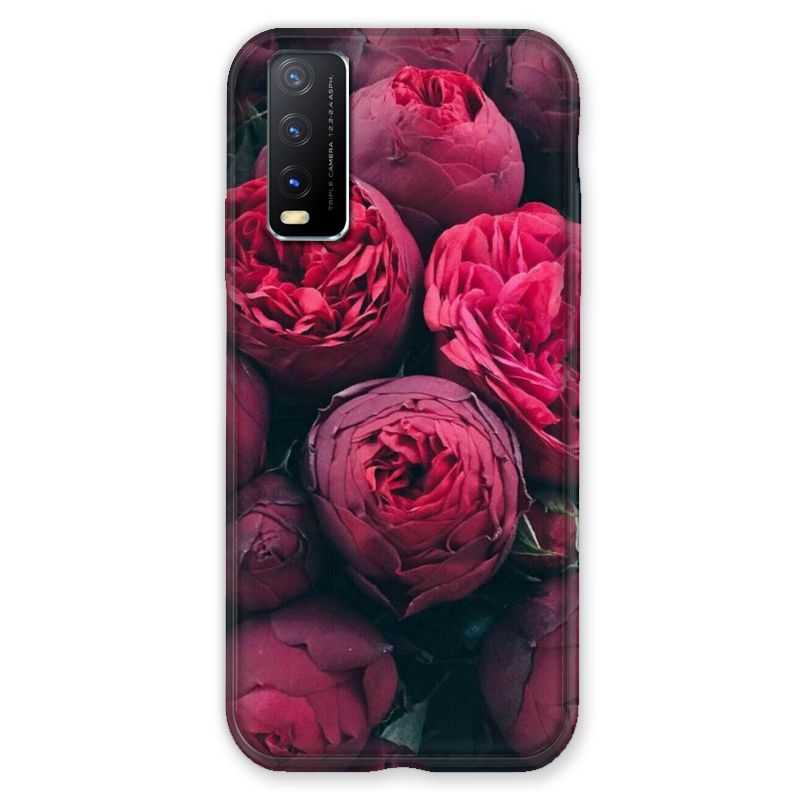 Coque Pour Vivo Y20S Fleur Pivoine