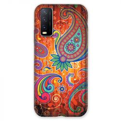 Coque Pour Vivo Y20S Fleur Psychedelic