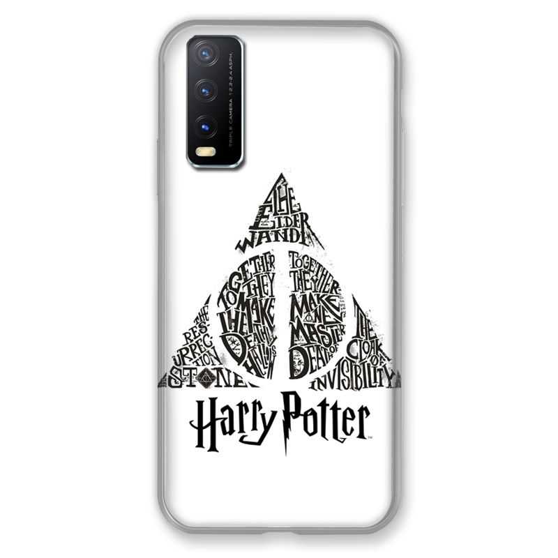 Coque Pour Vivo Y20S WB License Harry Potter Triangle Blanc