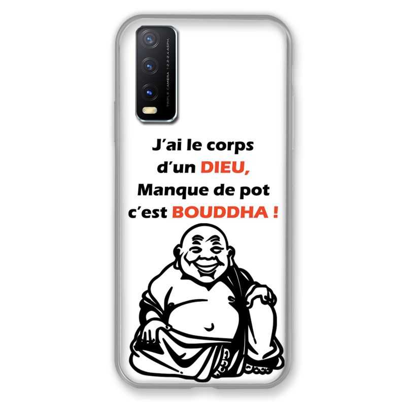 Coque Pour Vivo Y20S Humour Bouddha