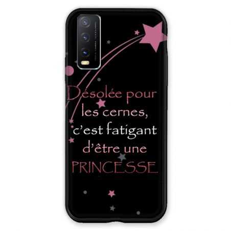 Coque Pour Vivo Y20S Humour Princesse