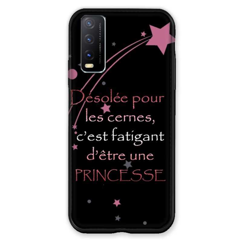 Coque Pour Vivo Y20S Humour Princesse
