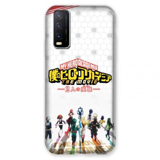 Coque Pour Vivo Y20S Manga My Hero Academia Blanc
