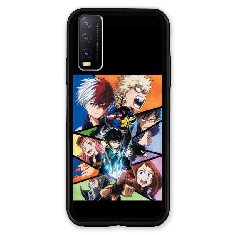 Coque Pour Vivo Y20S Manga My Hero Academia Noir