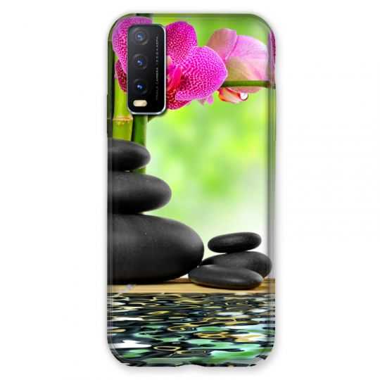 Coque Pour Vivo Y20S Orchidee Eau