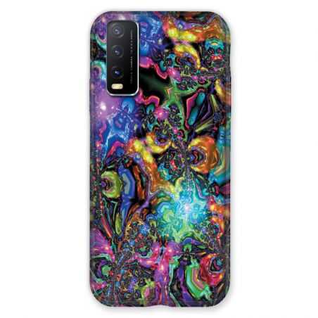 Coque Pour Vivo Y20S Psychedelic Colore